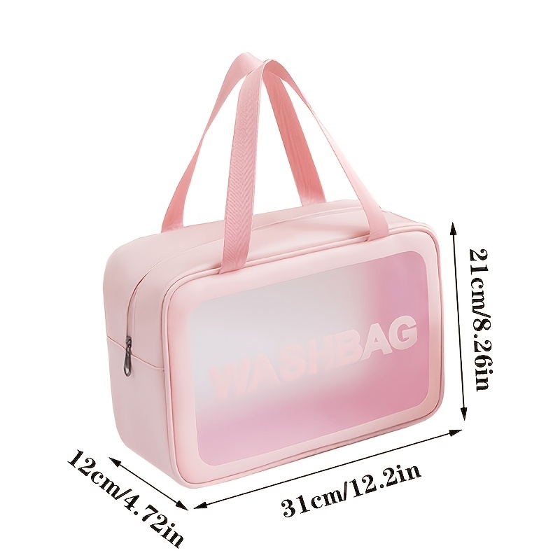 PVC Transparent Fitness Training Bag Large Capacity Hand Luggage