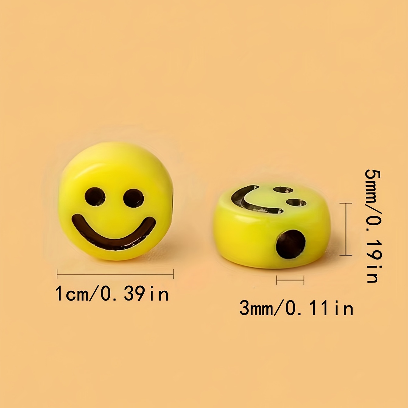 Yellow Bead String for DIY Bracelet and Necklace Making