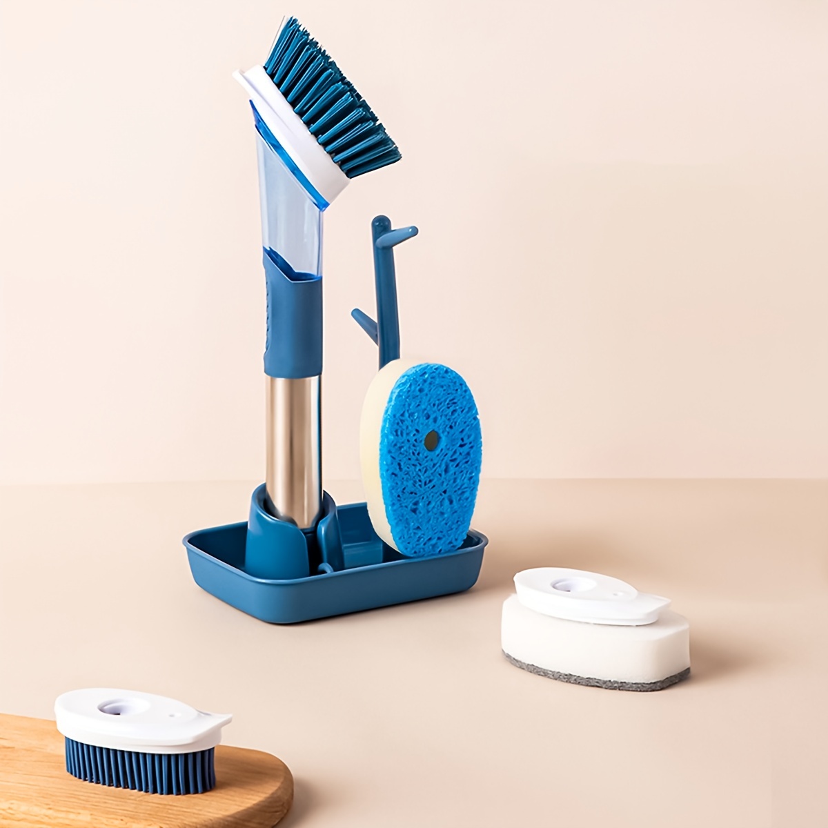 1set Multifunctional Cleaning Brush Combo, Dishes Washing Tools Set ...