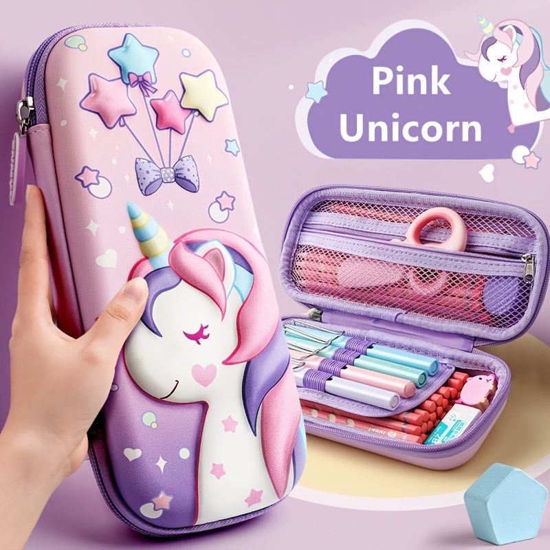 3d Eva Unicorn Cute Pencil Case Cartoon Stationery Box Girls Large Capacity Pencil Box Student Pen Case School Supplies Gifts Ipad Case - Office Products - Temu 3d Eva Unicorn Cute Pencil Case Cartoon Stationery Box Girls Large Capacity Pencil Box Student Pen Case School Supplies Gifts Ipad Case - Office Products - Temu