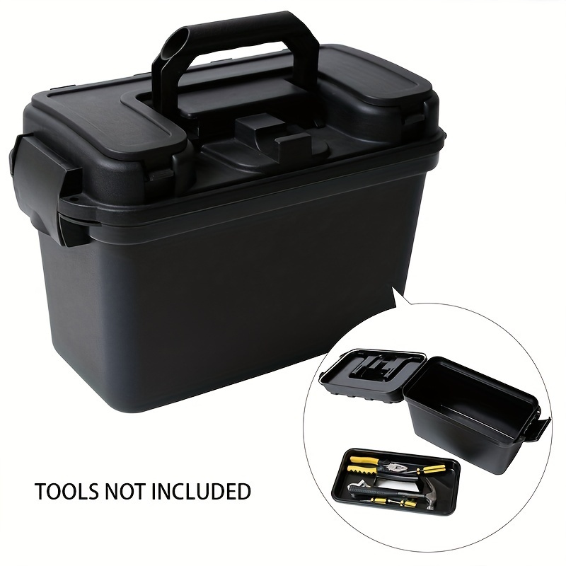 AMMO 50TN Hardware Tool Boxes, Plastic Tool Box With Portable Handle, Small  Parts Organizer, Lightweight Storage Case For Working Household Car Repair