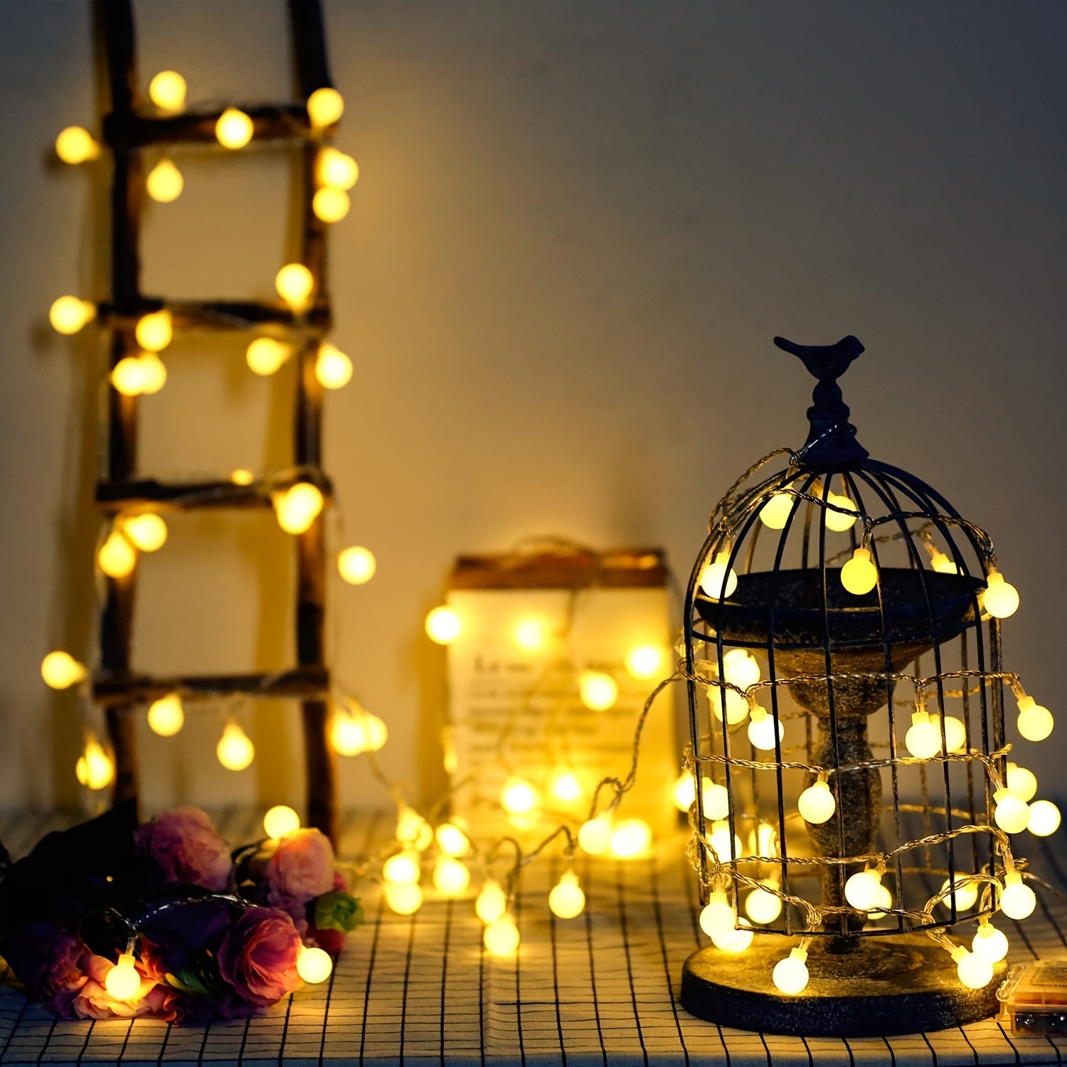 Small Mini Lantern Fairy Lights,9.8 ft Battery Operated Twinkle