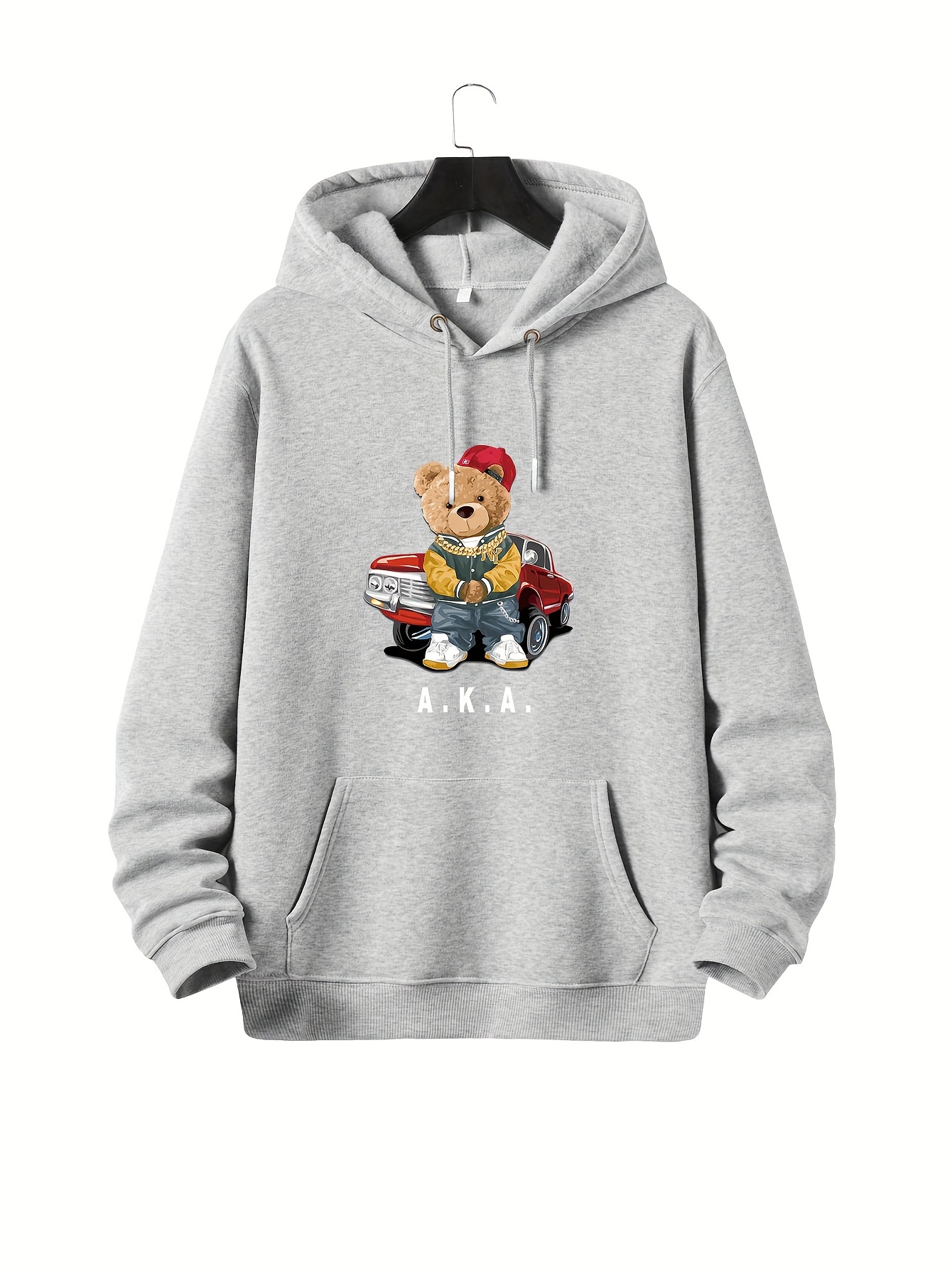 2022 New Teddy Bear Hoodie Man Oversized Hoodie Furry Sweatshirts Loose  Casual Pullovers oversized Tracksuit Spring Men Anime Clothing (Color :  White, Size : XL) price in UAE,  UAE