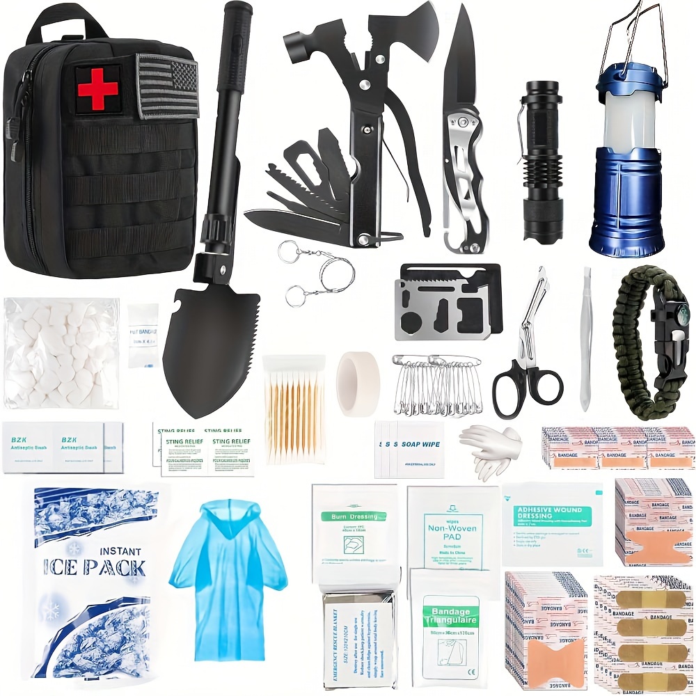 Survival Kit Survival Gear Equipment First Aid Kit Emergency - Temu