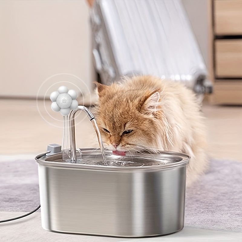 Sensor de movimiento,Sensor de fuente de agua silenciosa para gatos en el  interior,Fuente de agua silenciosa interruptor infrarrojo,Accesorios para