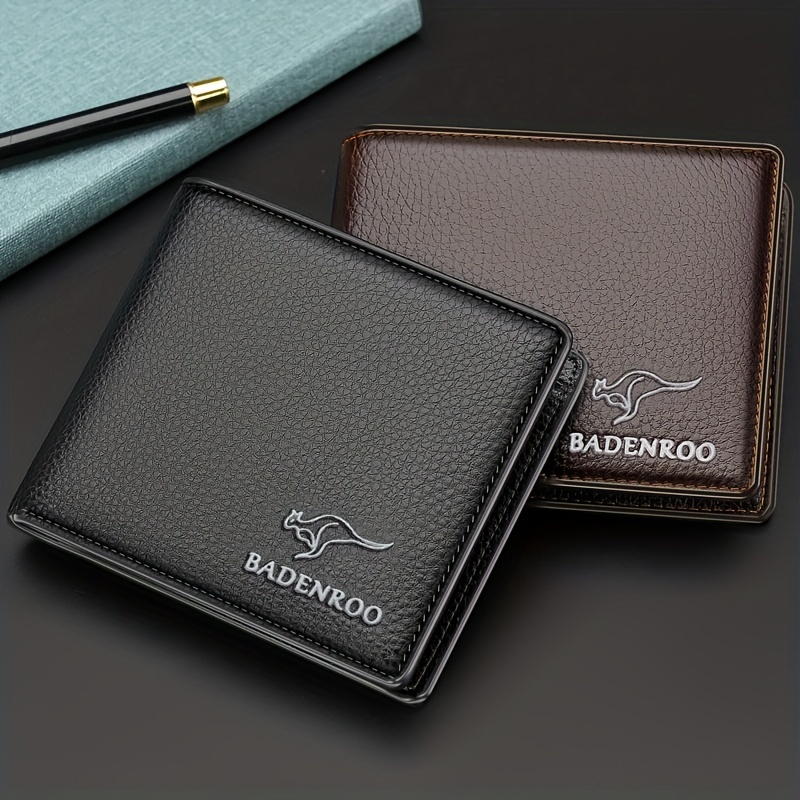 

Genuine Leather Bifold Wallet, Minimalist Credit Card Holder, Women's Fashion Clutch & Coin Purse