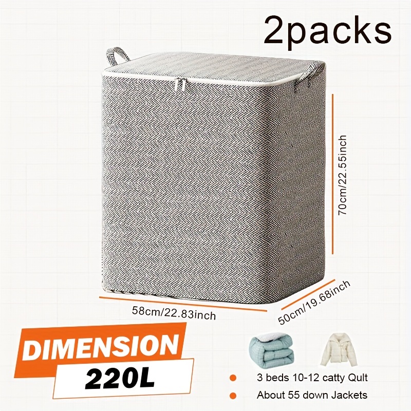 Large Capacity Quilt Storage Bag Portable Clothes Packing Cube
