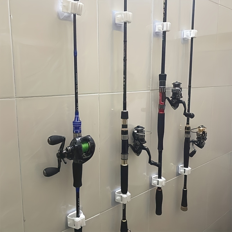 Portable Fishing Rod Holder Wall Mounted Vertical Fishing - Temu