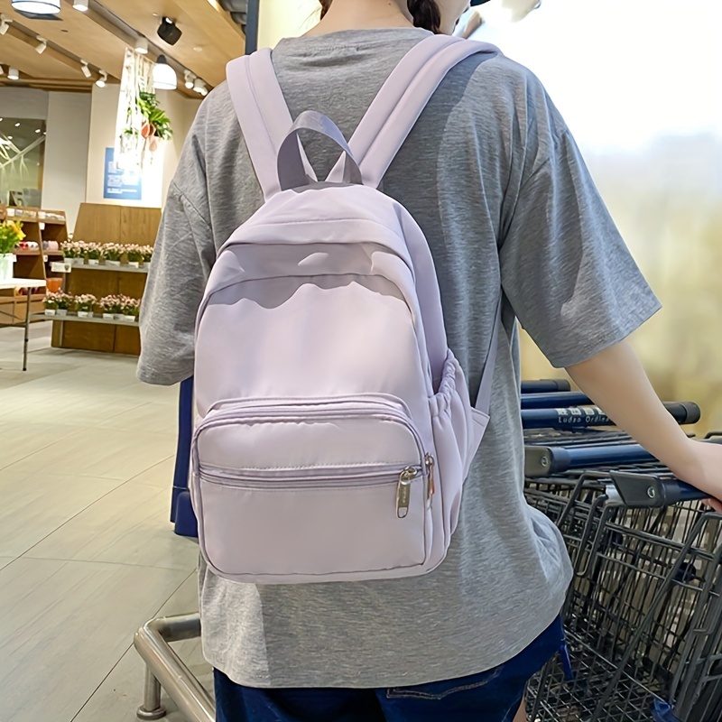 Minimalist Nylon Backpack Lightweight Travel Daypack Casual Laptop