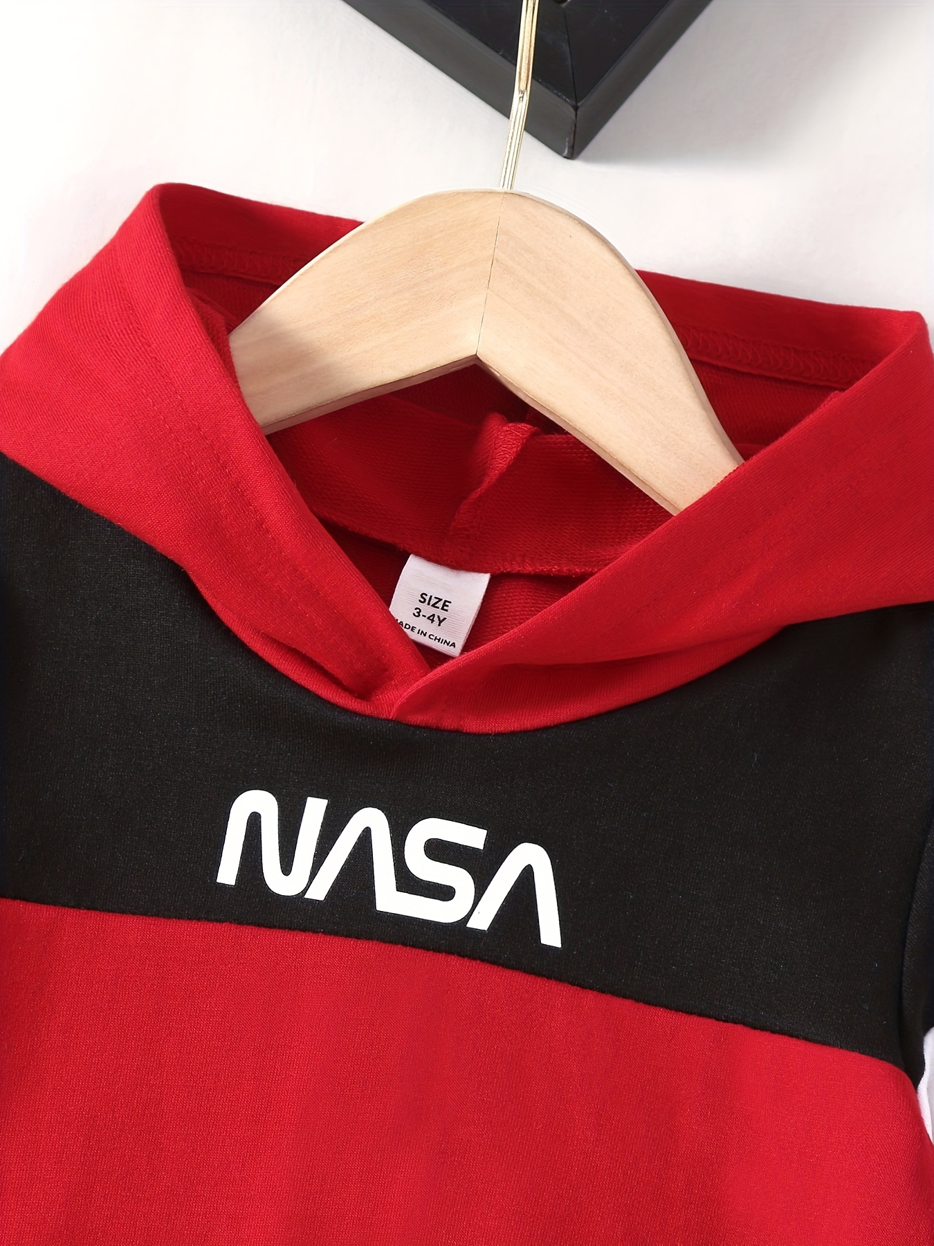 Sudadera Nasa Color Rojo Para Niño