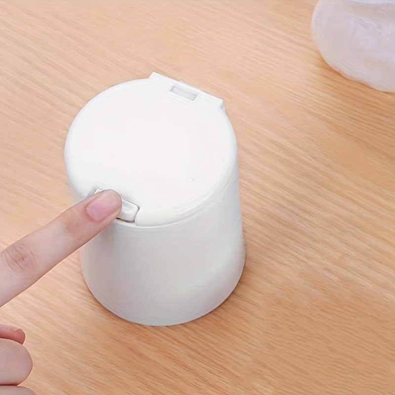 Mini Plastic Storage Box With Lid Dustproof Pop Up Stationery Object Storage