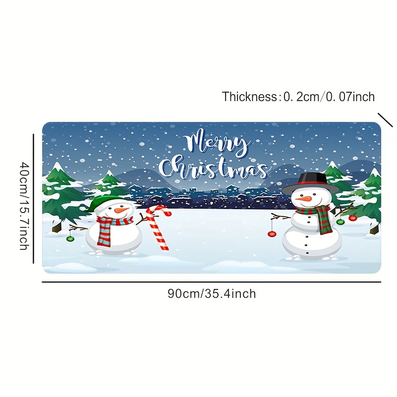 Christmas Gift Mouse Pad Snowman Themed Mouse Pad Temu New Zealand