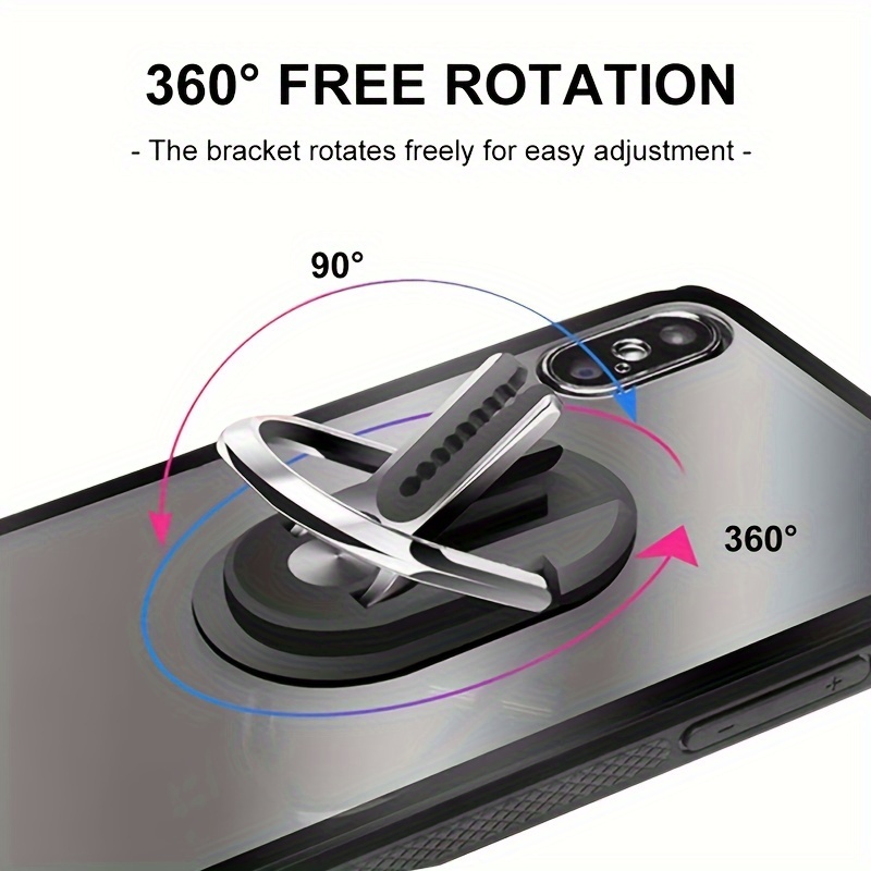 PREMYO Anillo para Móvil Soporte y Agarre Smartphone - Rotación de 360°  Universal Cómodo Manejo con una Sola Mano Plata : : Electrónica
