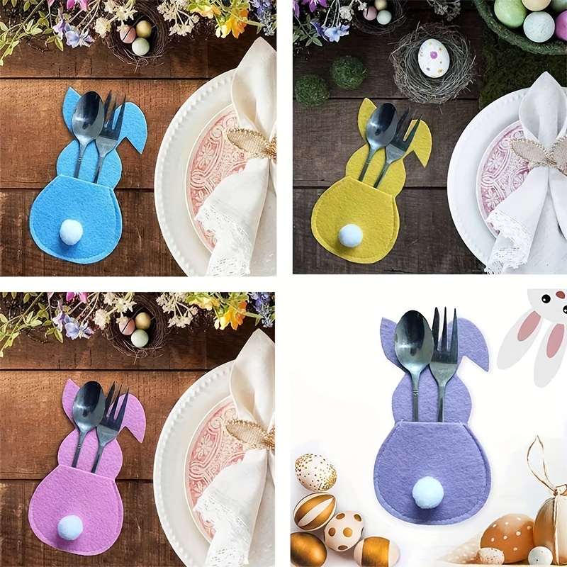 Rabbit Silverware Holder Free Shipping for New Users Temu