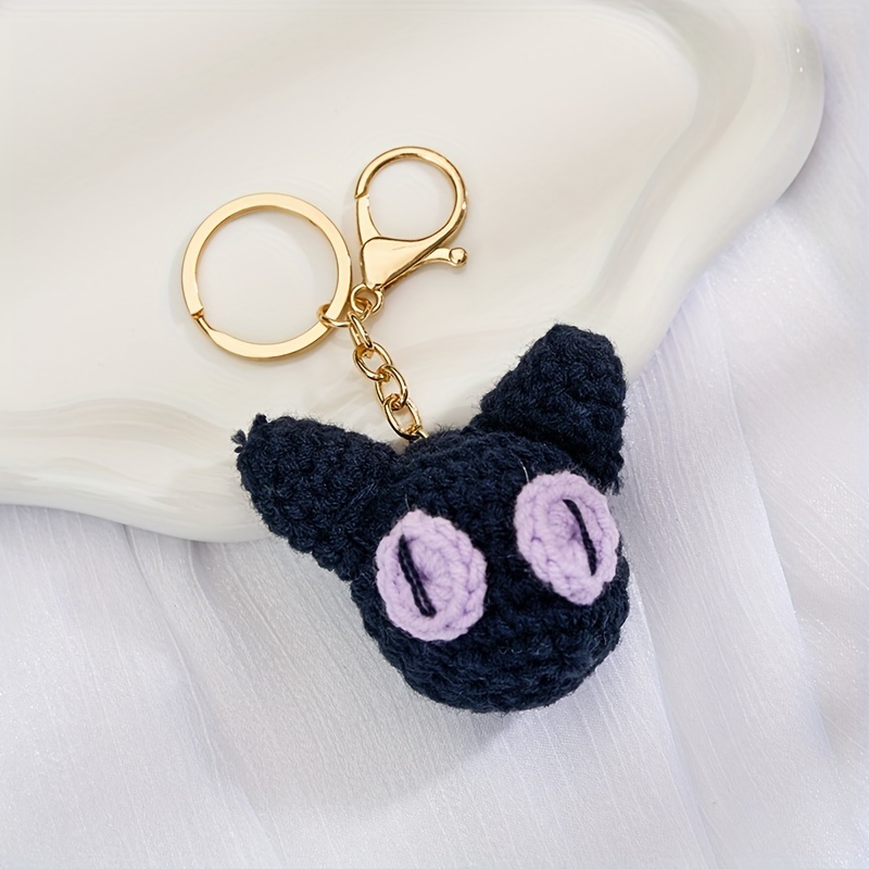 Crochet Flower Keychain Handmade Keyring Cute Style Kawaii Keychain  Handmade Gifts for Girls Bag Keyrings 