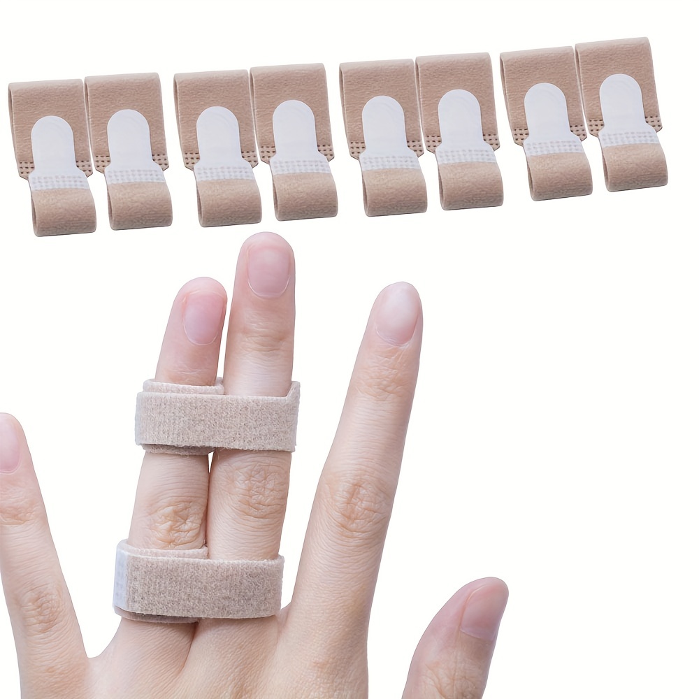 

Finger Buddy Wraps, 8 Pcs Finger Loops Tapes For Broken, Splints Brace For Pinky Ring Middle Index Trigger Finger
