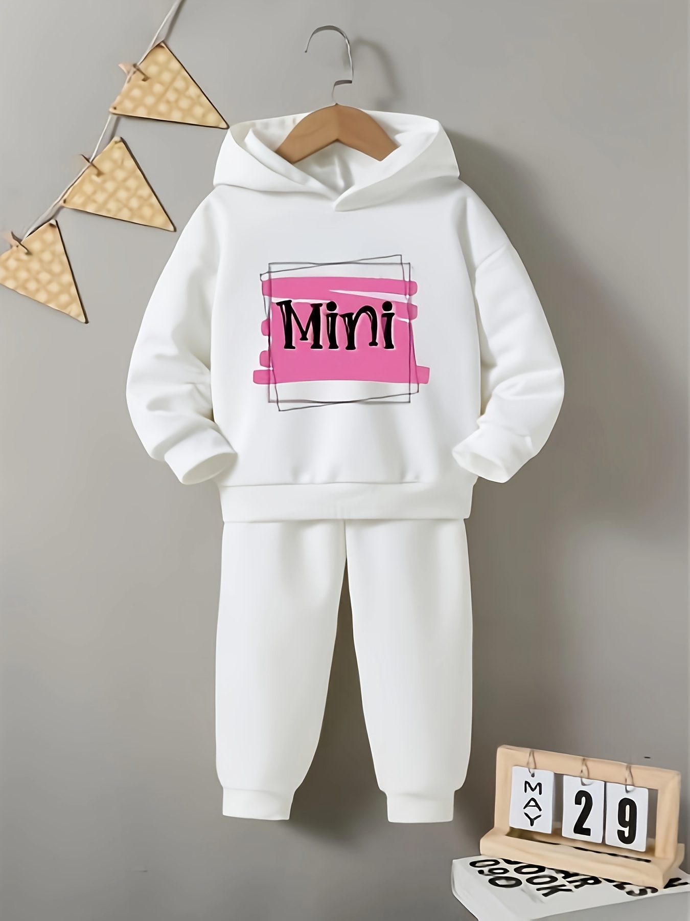 Girl's Spooky Mini Print Halloween Set Sweatshirt Flared - Temu