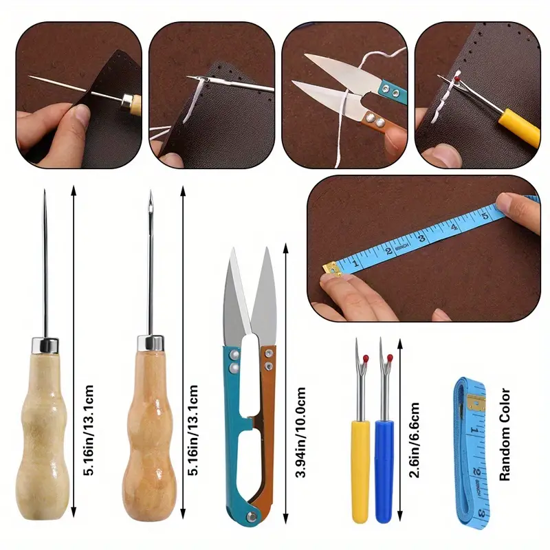 Sewing Awl Tool - Needles & Thread