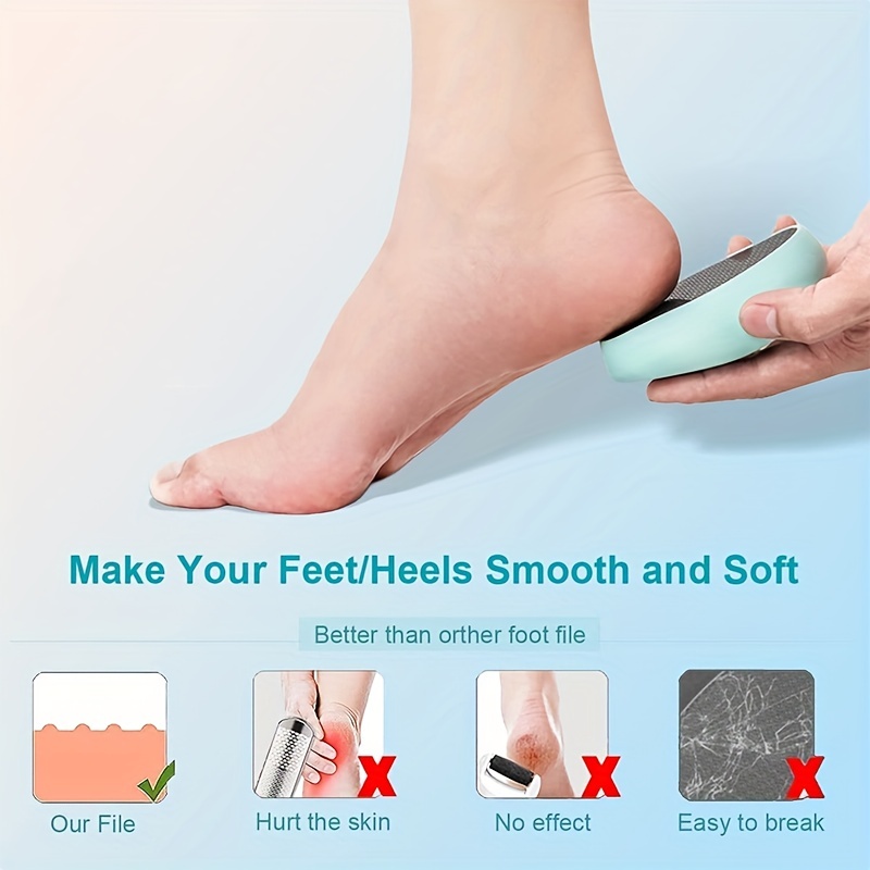 Glass Foot File and Callus Remover for Feet | Fine