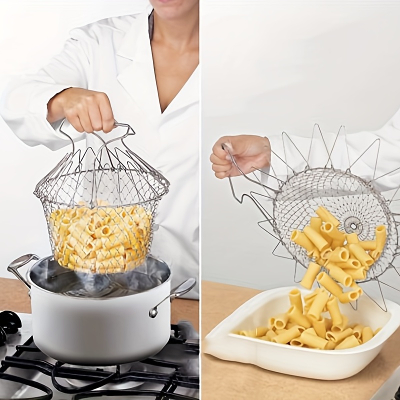 Foldable Steam Rinse Strainer