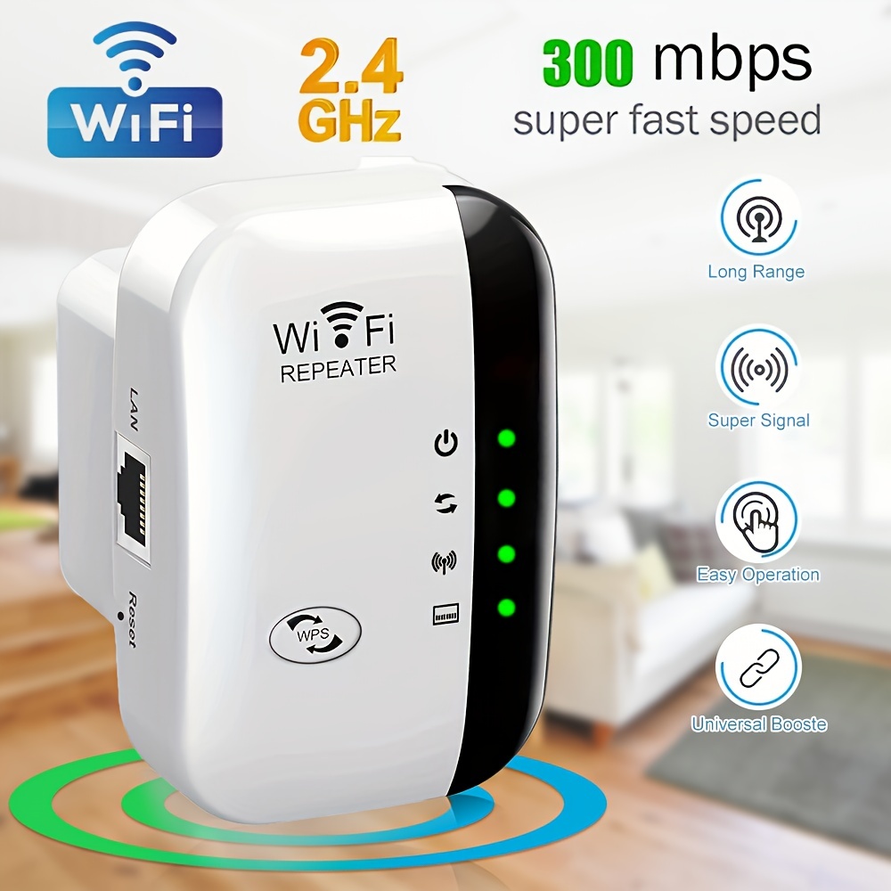 All-New 2023 WiFi Extender,WiFi Booster Up to 2640sq.ft and 25 Devices,  Internet Booster, WiFi Range Extender, Long Range Amplifier with Ethernet