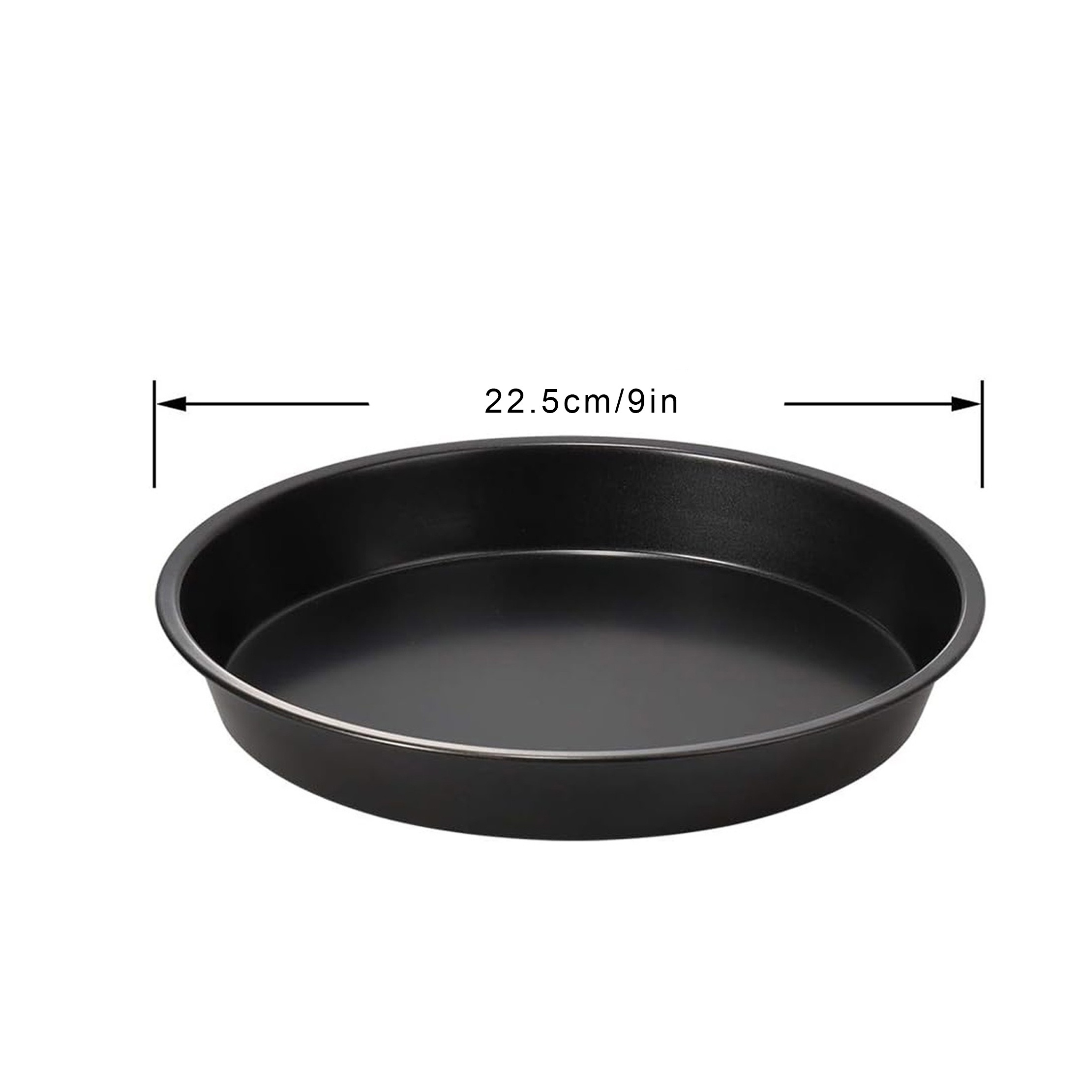 Baking Pan Round Pizza Plate Carbon Steel Pizza Baking Pan - Temu