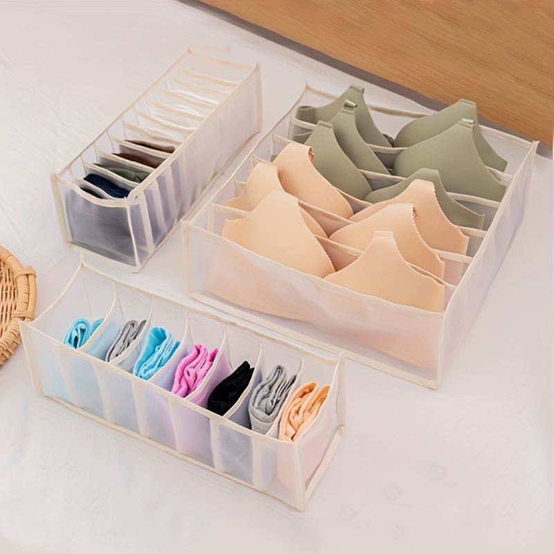 6/7/11 Underwear Bra Socks Ties Drawer Storage Organizer Boxes Closet  Divider