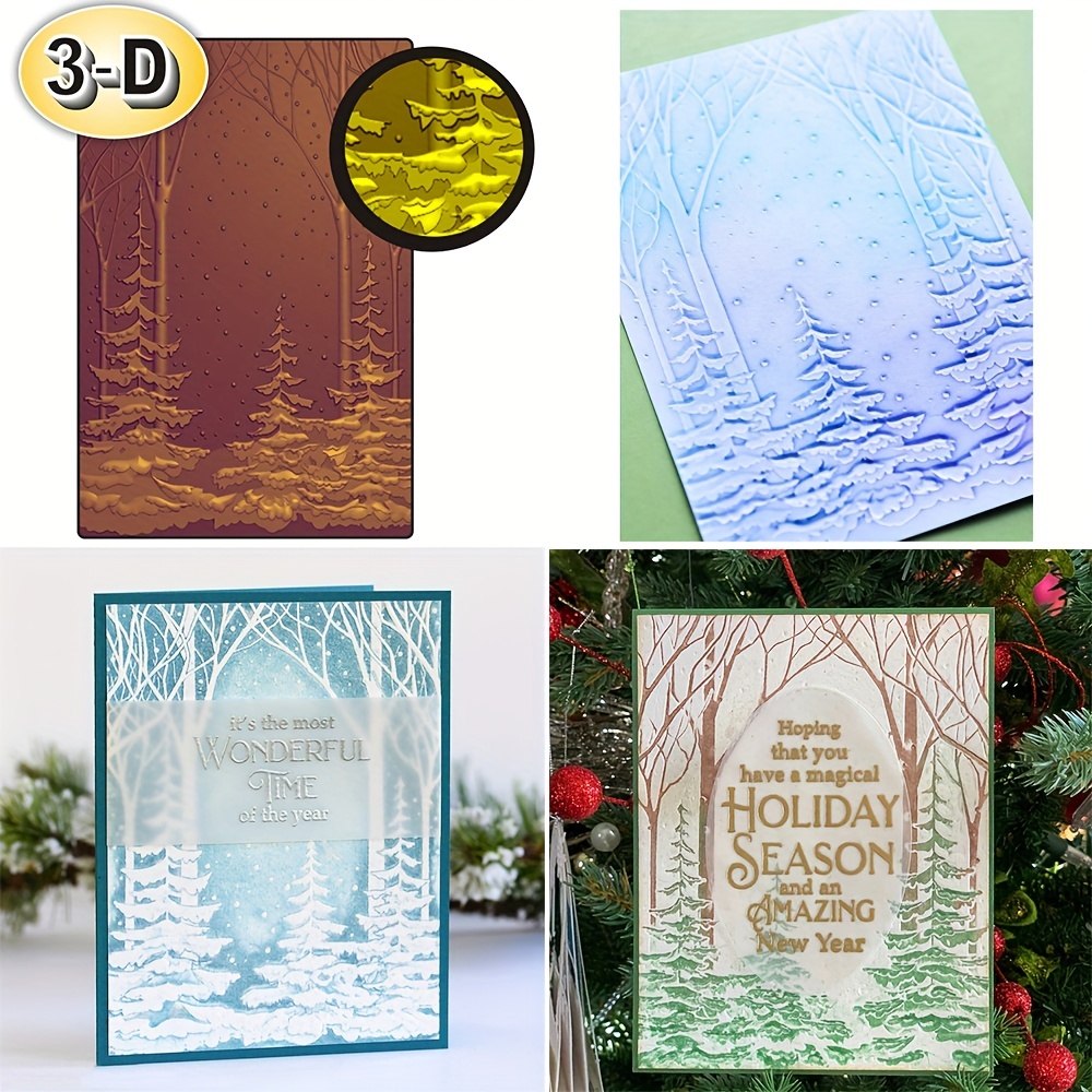 Embossing Folders for Card Making,10.5x14.5cm Gifts Plastic Embossing  Folder for Scrapbook Stencils DIY Photo Album Cards Making Decoration  Scrapbooking Style 19