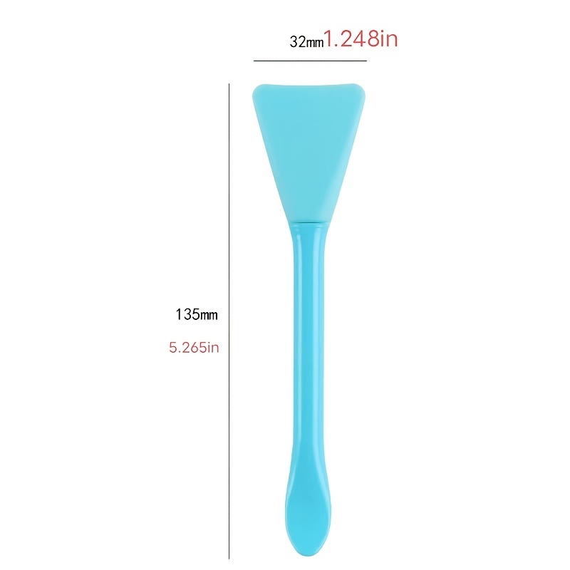 Silicone Face Mask & Cream Applicator Brush Tool, Face Spatula With Spoon  Scoop Dual Sided, Facial Brush For Home Spa Treatments, Sleeping - Temu