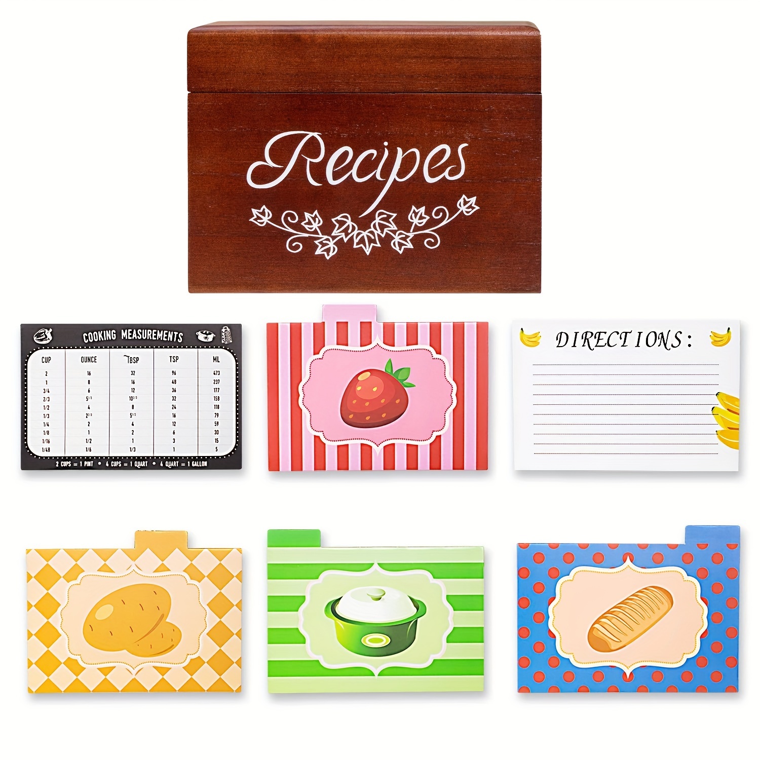 Premium Recipe Cards Double Sided Kitchen Design Kitchen - Temu