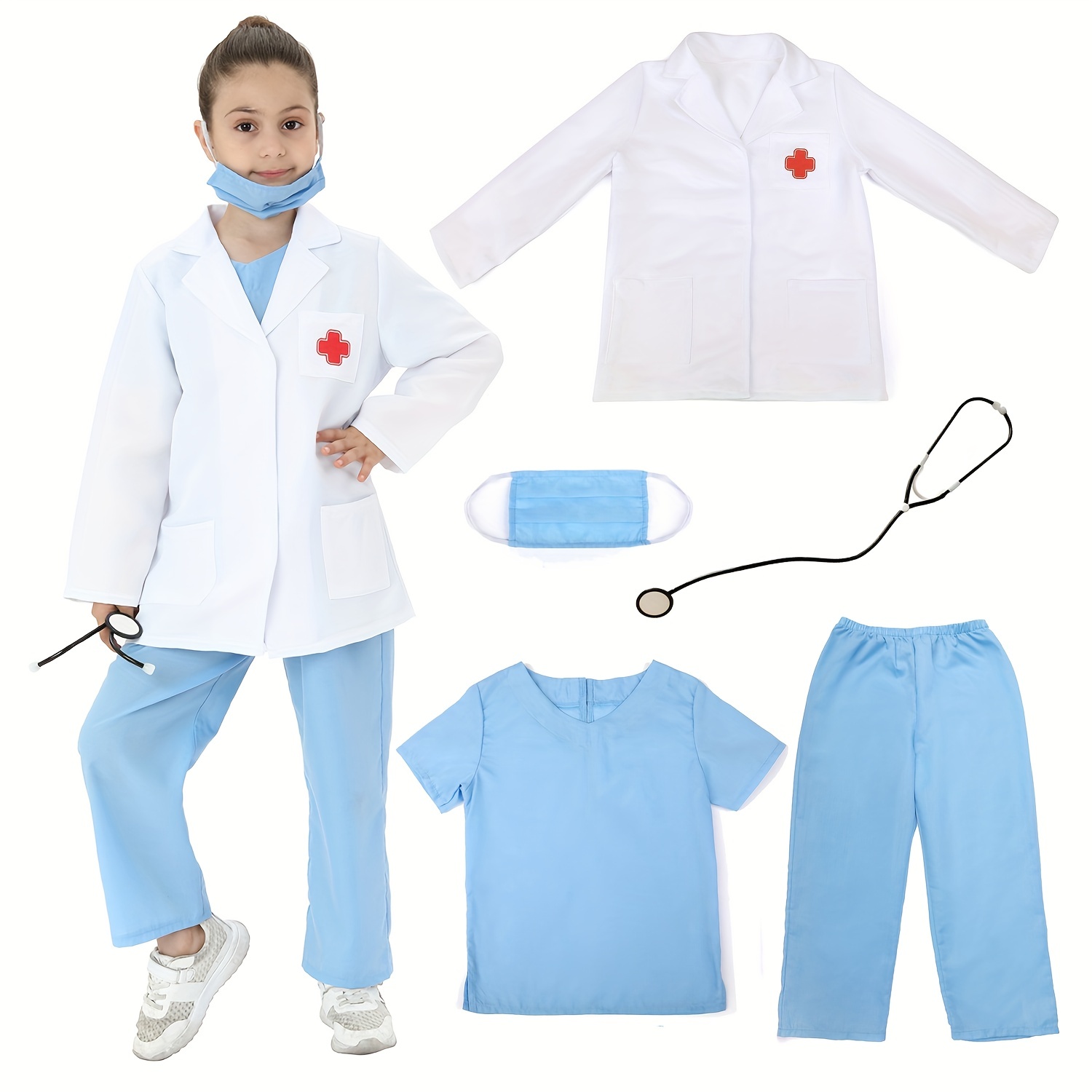 Disfraces Juego Rol Doctor Kits Juegos Vestir Niños Juguetes - Temu