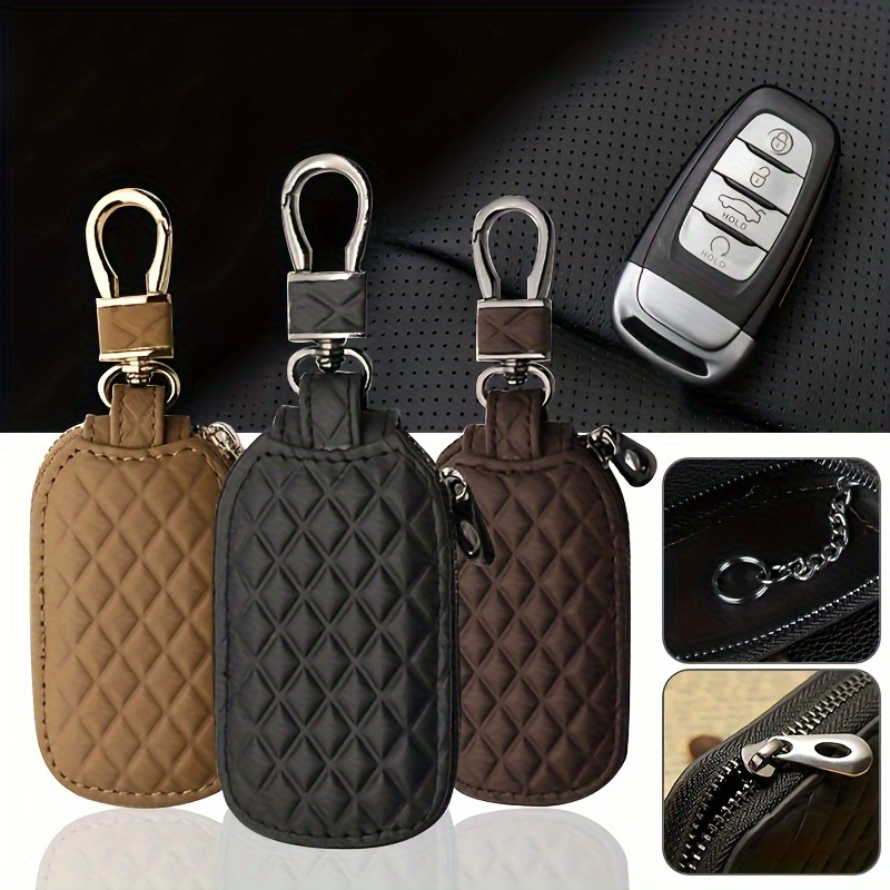 New Pu Leather Car Key Case Suitable / / - Temu Germany