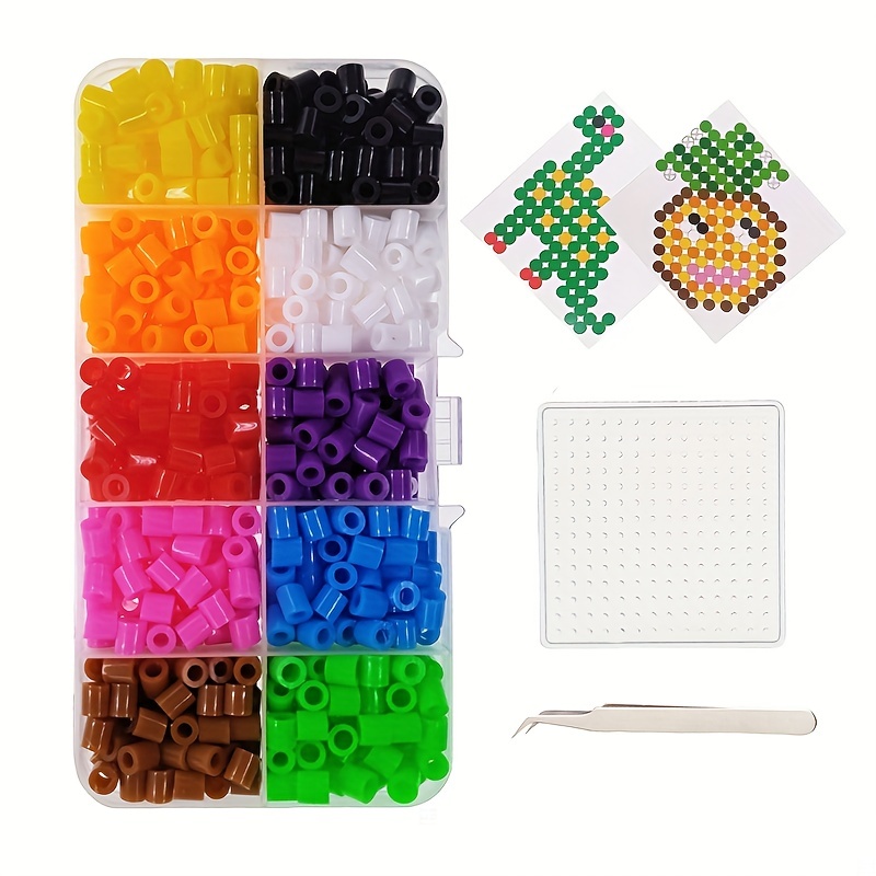 2.6mm Hama beads kit Whole Set with Pegboard and Iron Perler beads 3D  Puzzle DIY Toy Kids Creative Handmade Craft Toy Gift