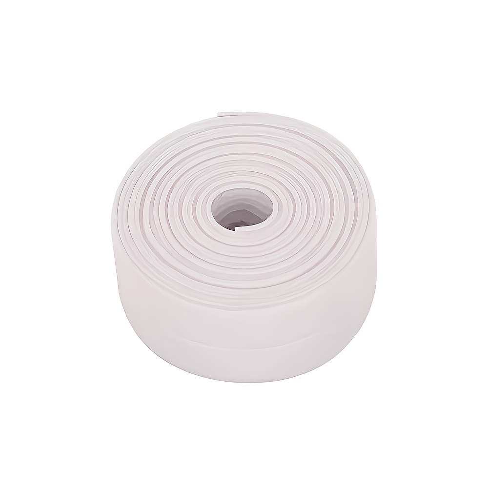 Bathroom Shower Sink Bath Sealing Strip Tape White Pvc Self - Temu