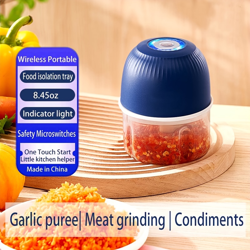 1pc 1set Mini Electric Garlic Crusher, Upgrade Your Kitchen With