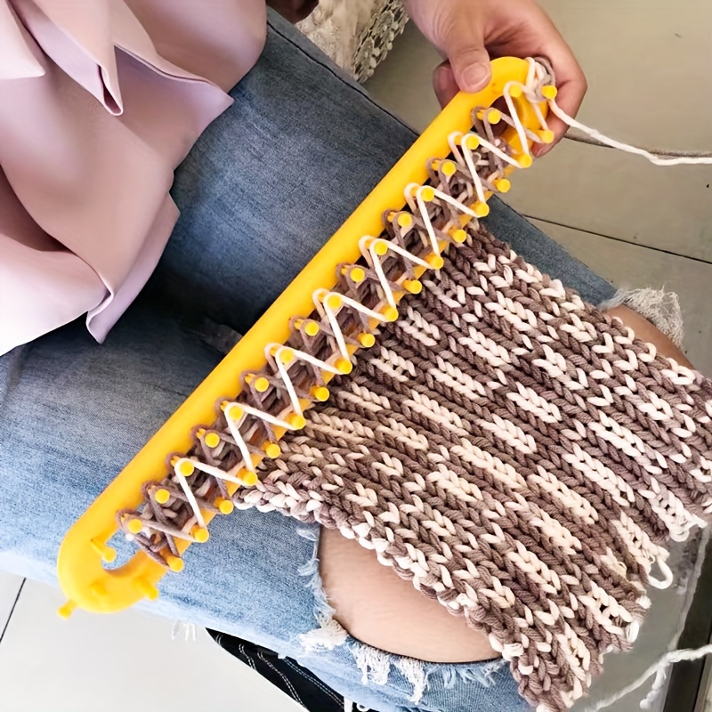 4 Size Round Plastic Scarf Knitting Loom Set For Yarn Cord Knitter DIY
