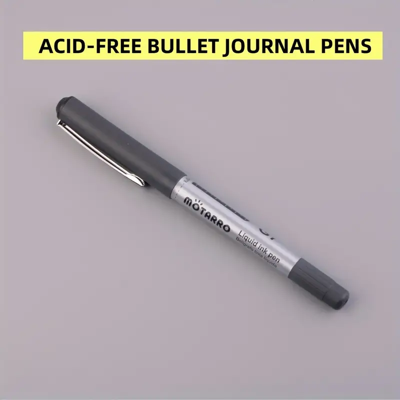 Liquid Gel Pens Premium Black Ink Medium Point Pen For - Temu