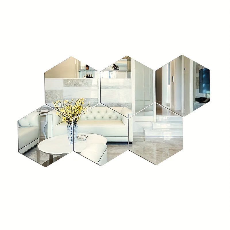 Espejo #adhesivo Panal de Eco House. Un diseño original y atractivo que  podrás colocar a tu gusto