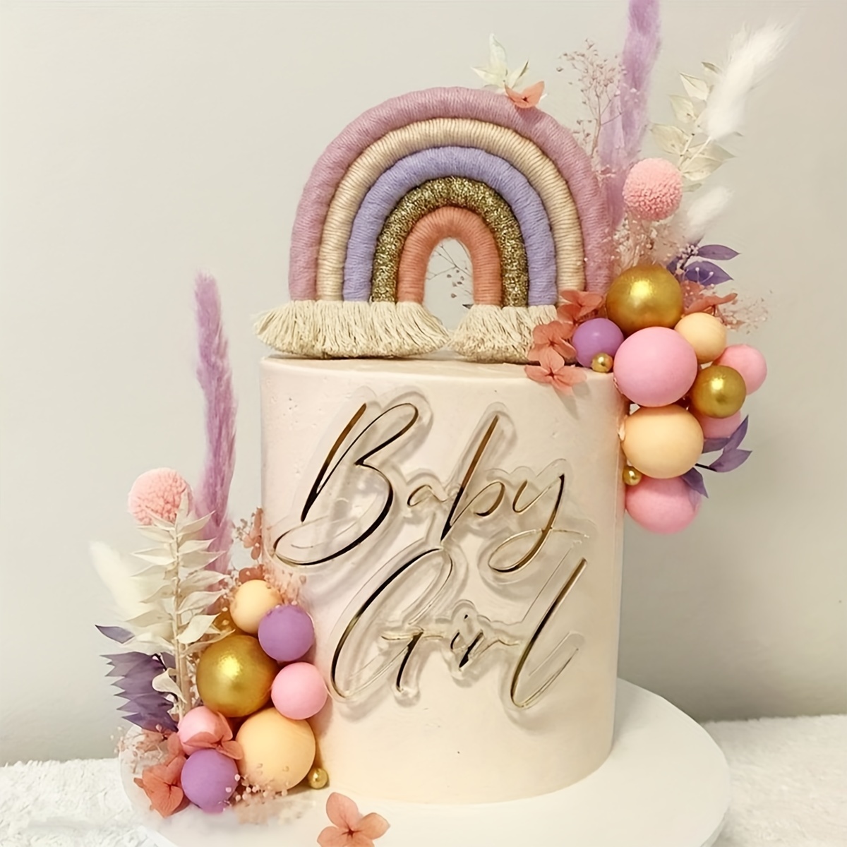 Decoración de pastel de unicornio de cumpleaños, decoración de pastel de  globos de arco iris, decoración de cupcakes para niñas, suministros de  fiesta