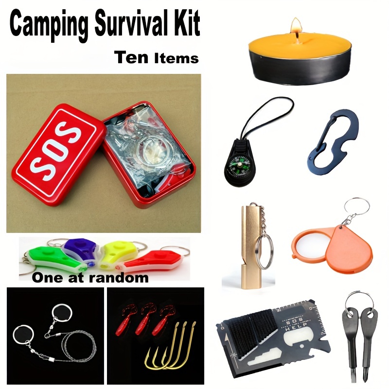 Portable Survival Equipment Kit Travel Safety First Aid - Temu