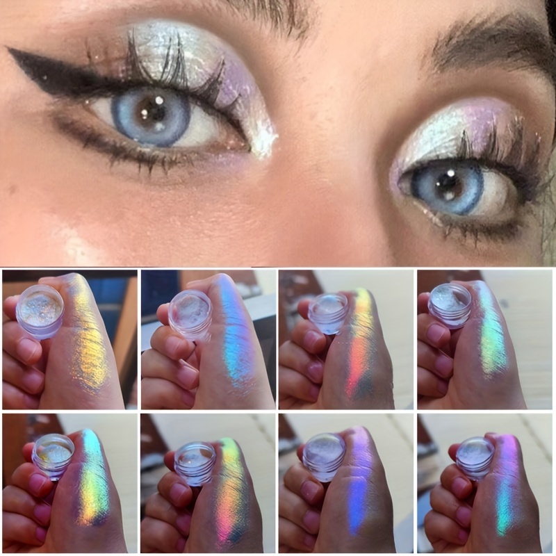 Multicolor Holographic Eyeshadow Powder Pigment Reflective