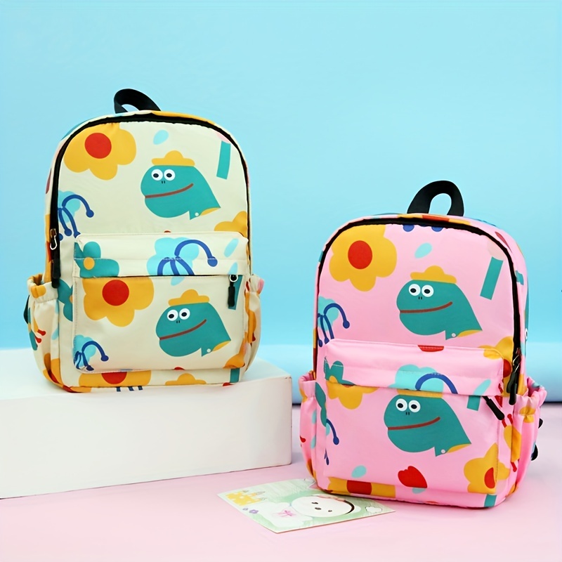 New Trendy Dinosaurs School Bags Girl's Waterproof Kids - Temu