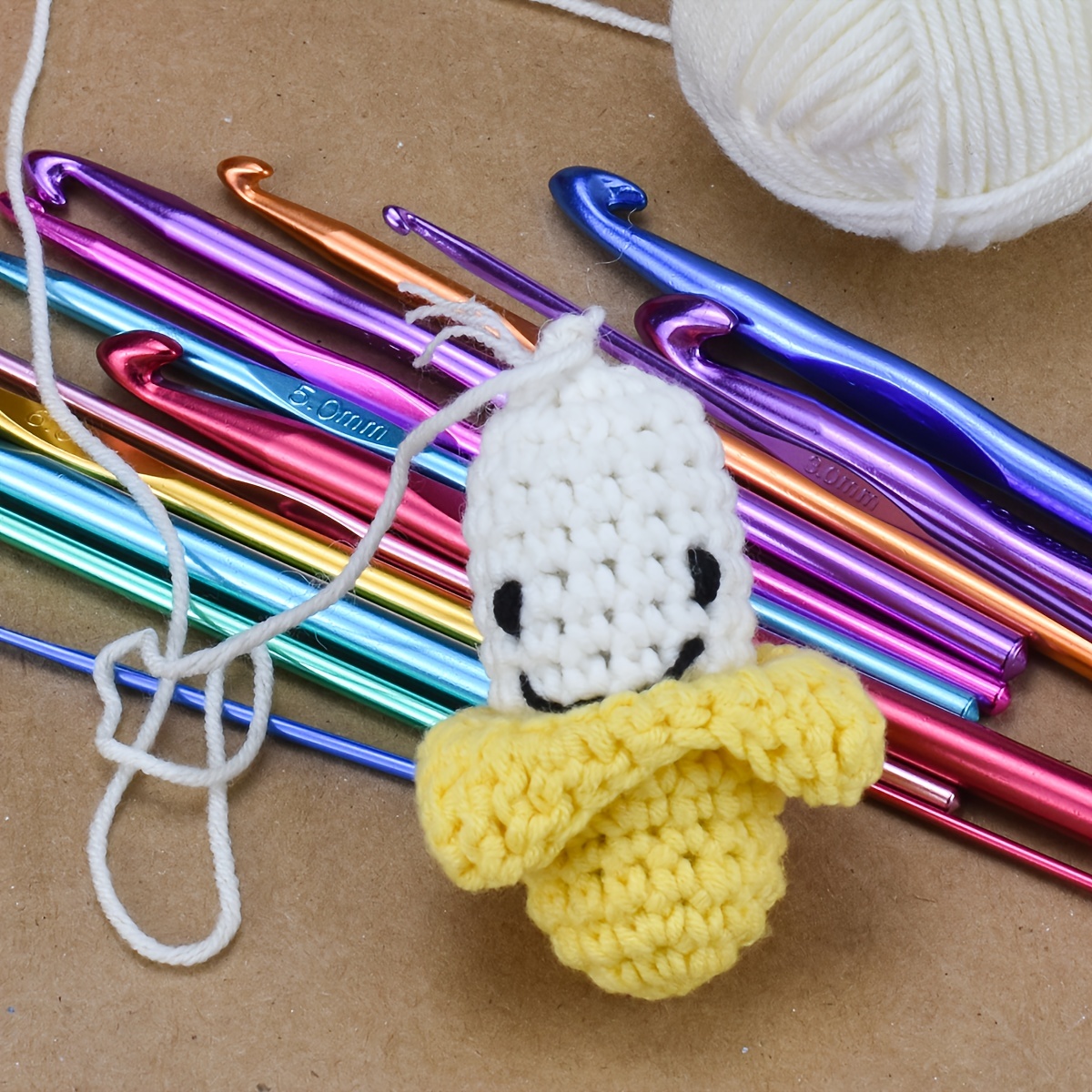 14pcs Crochet Hook Set With Bag, Coloured Aluminium Crochet Needles For  Crocheting Yarn, Ergonomic Handle Crochet Hook Set, Crochet Needle Set  Suitable For Beginners Adults, High-quality & Affordable