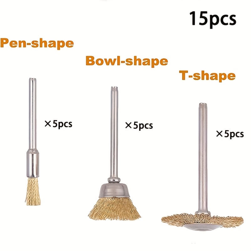 Polishing Steel Wire Brush Set Copper Wire Brush Bowl Shaped Temu
