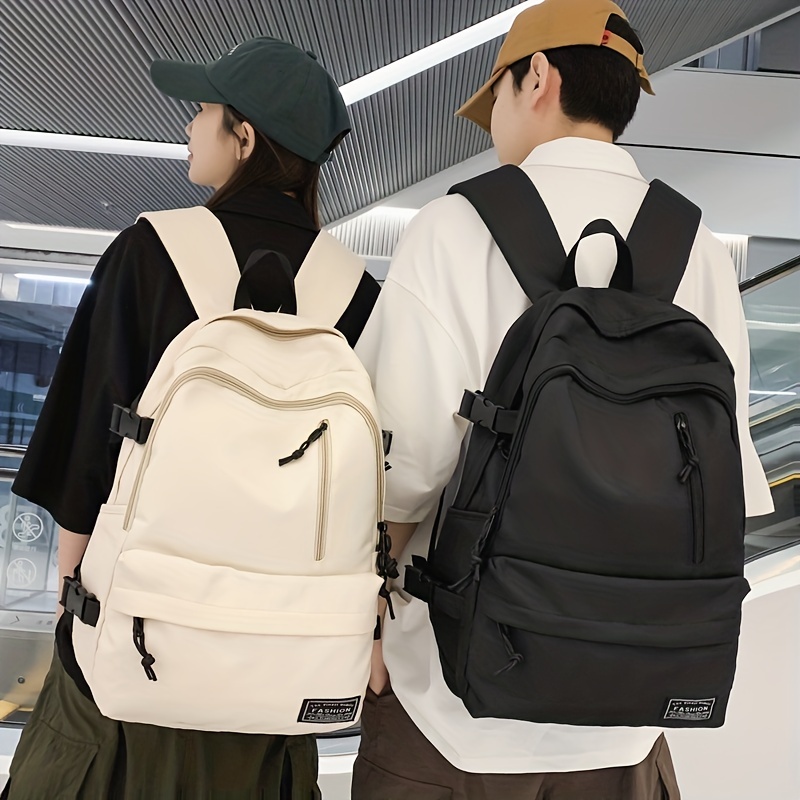 

Backpack Men's Simple Large Capacity Travel Bag Backpack High School Student College Student Schoolbag Women Men