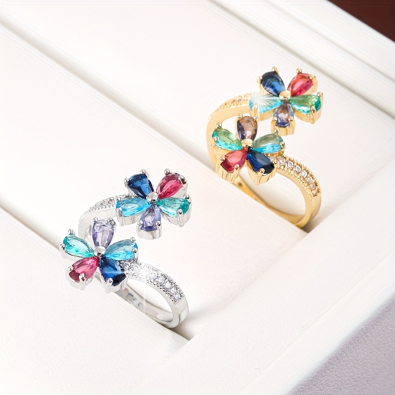 

Bague Ajustable en Cuivre Chic avec Fleur de Pêcher et Colorée - Parfaite pour Tenue Décontractée & Cadeau