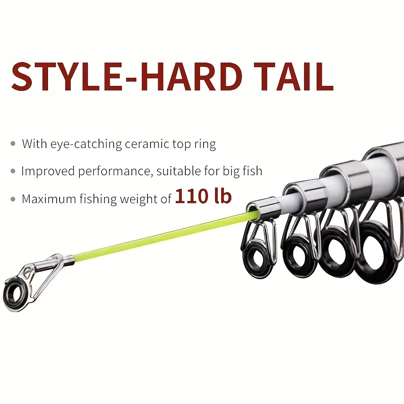 Fishing Rod Tip Top Guides Fishing Tackle Anglers 8 Sizes - Temu