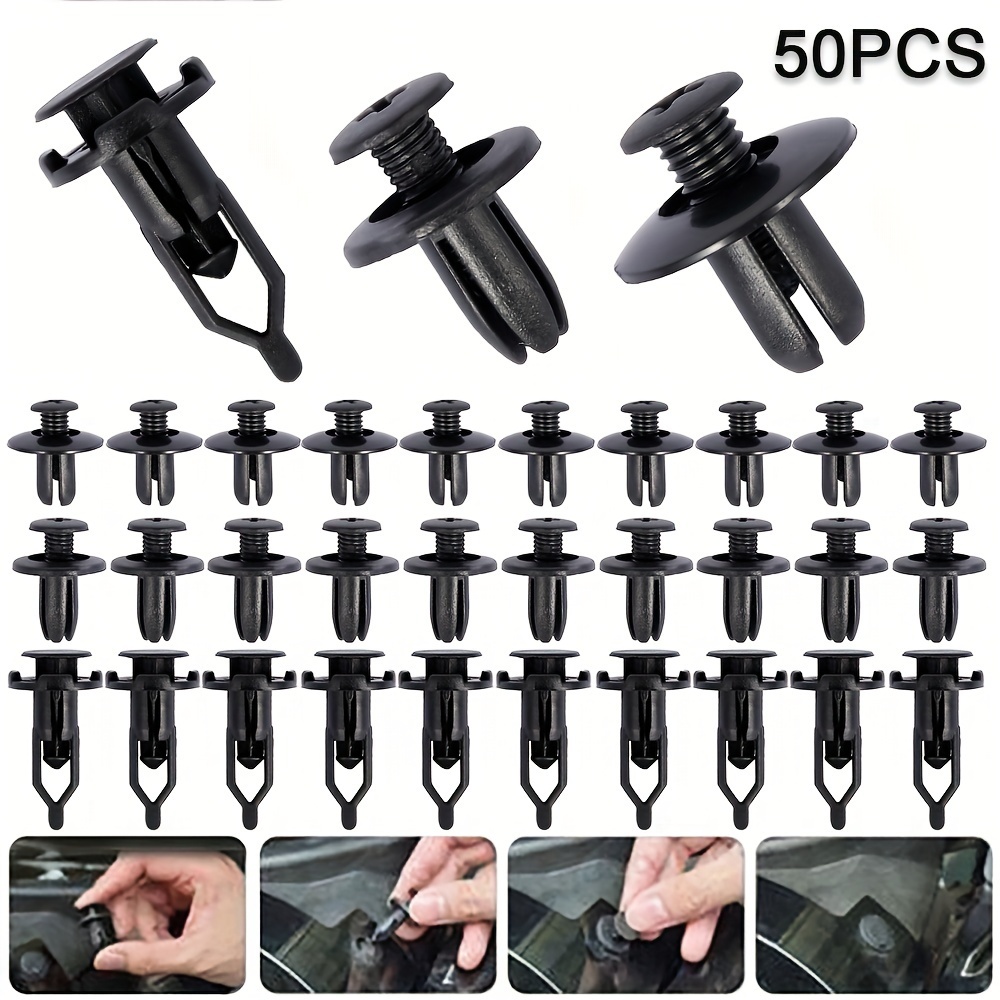 50Pcs Car Door Trim Clips Panel Mounting Clips Holder Auto