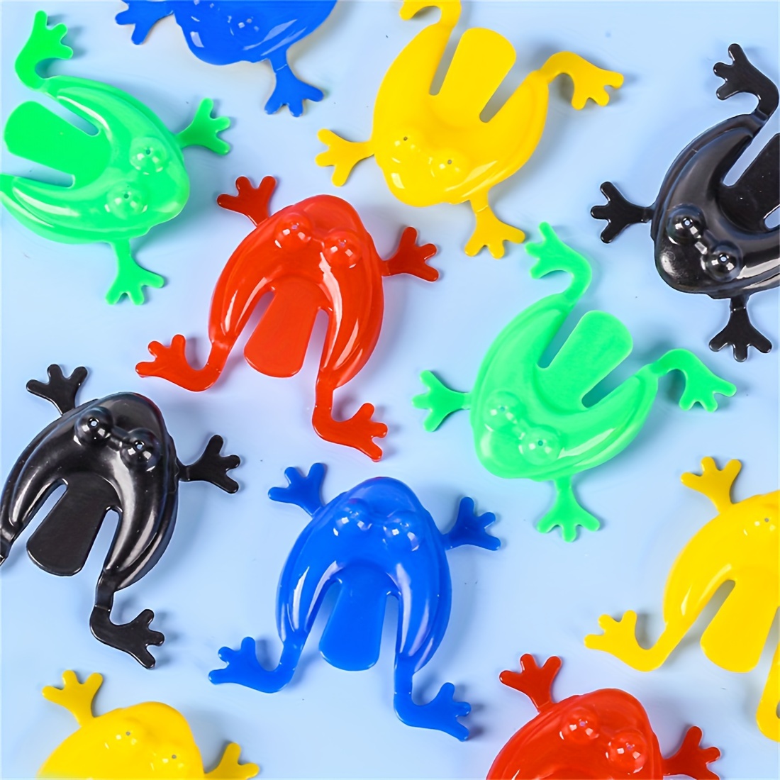 Plastic Jumping Frog Toys Frog Action Toys Colorful Bounce - Temu Australia