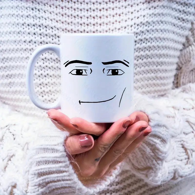 I Bought A Roblox Man Face Mug 